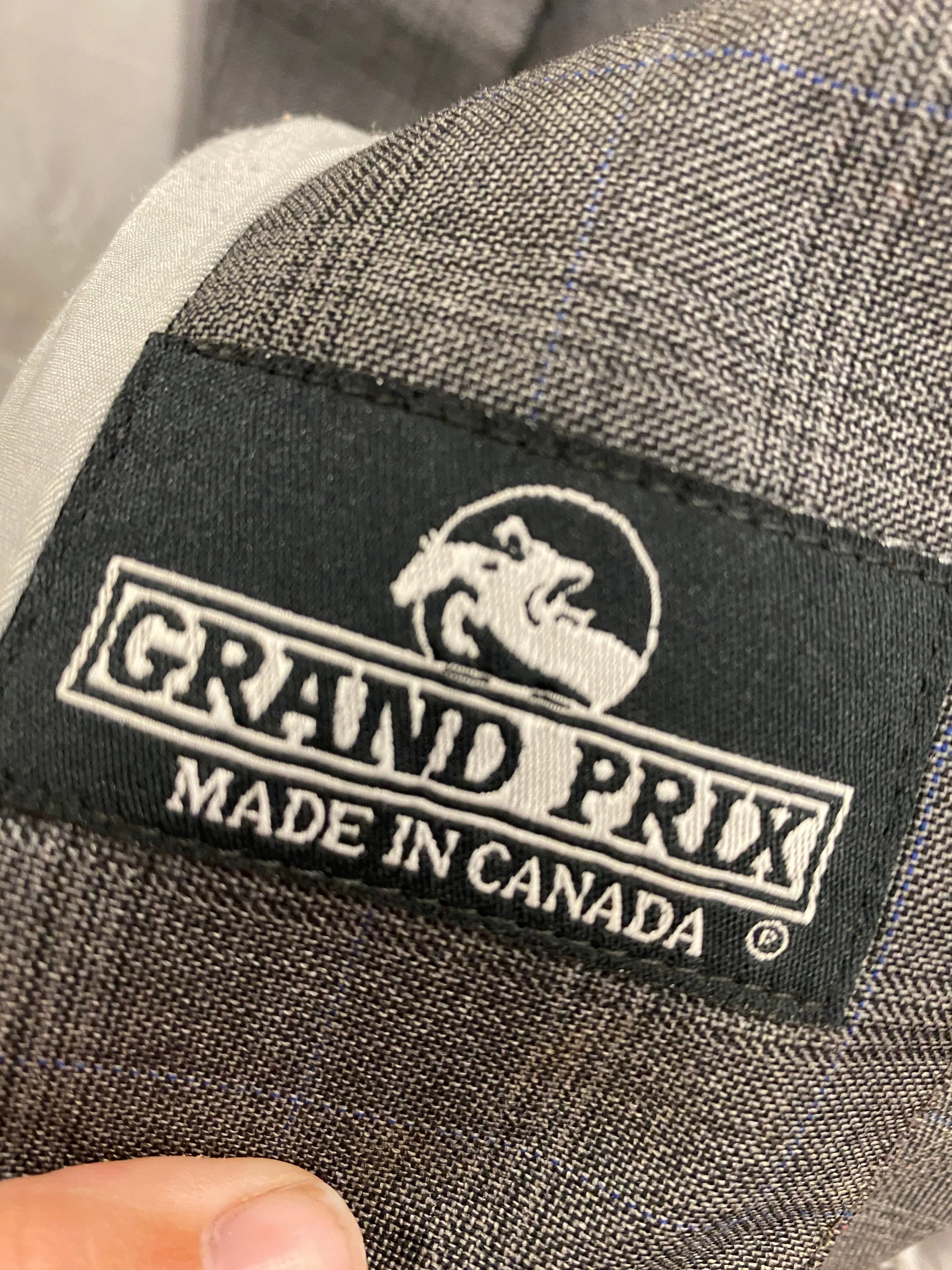 12R Gray Kids Grand Prix Hunt Coat