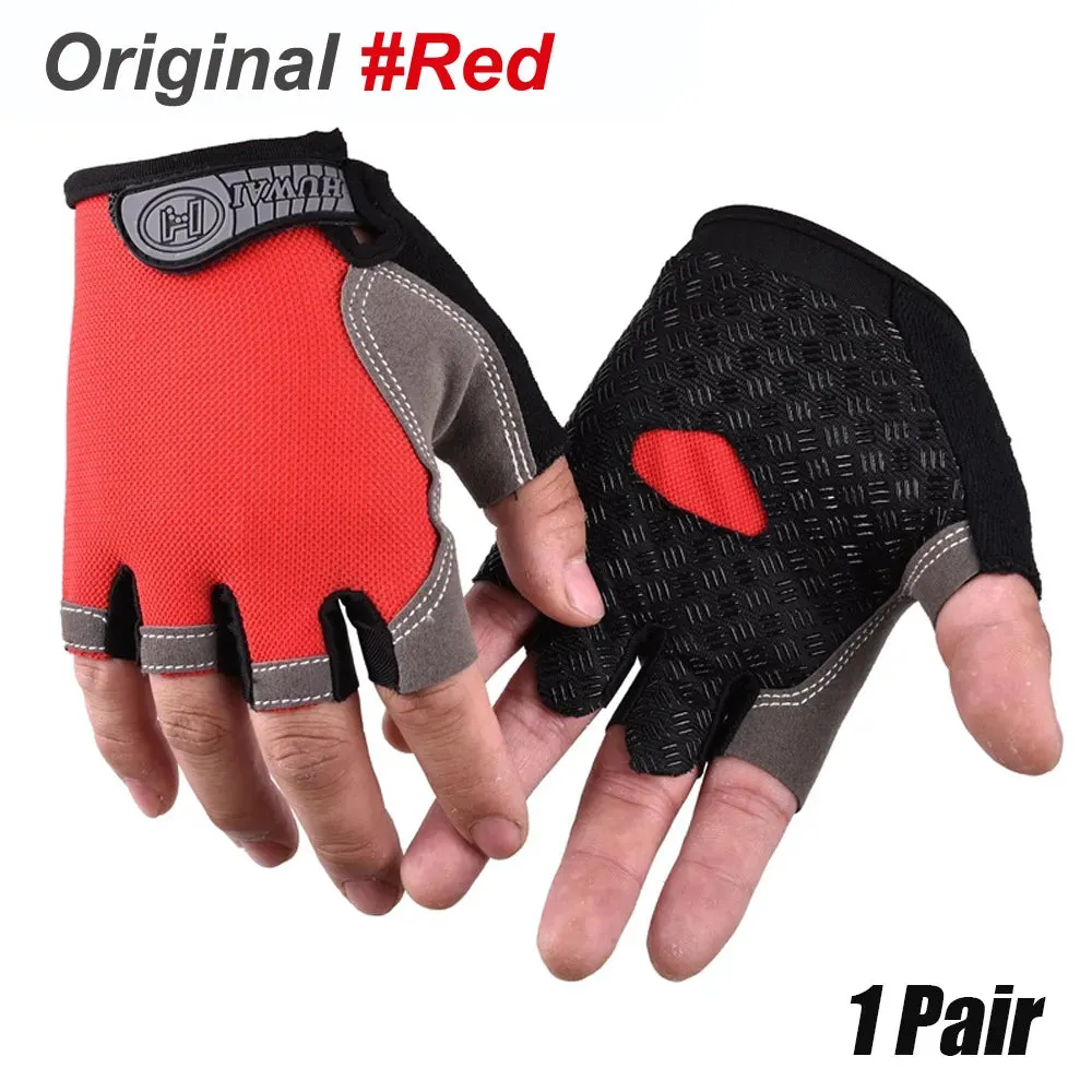 1Pair Cycling Bike Gloves for Men/Women- Half Finger Road Bike MTB Bicycle Gloves-for Workout/Motorcycle/Gym/Training/Outdoor