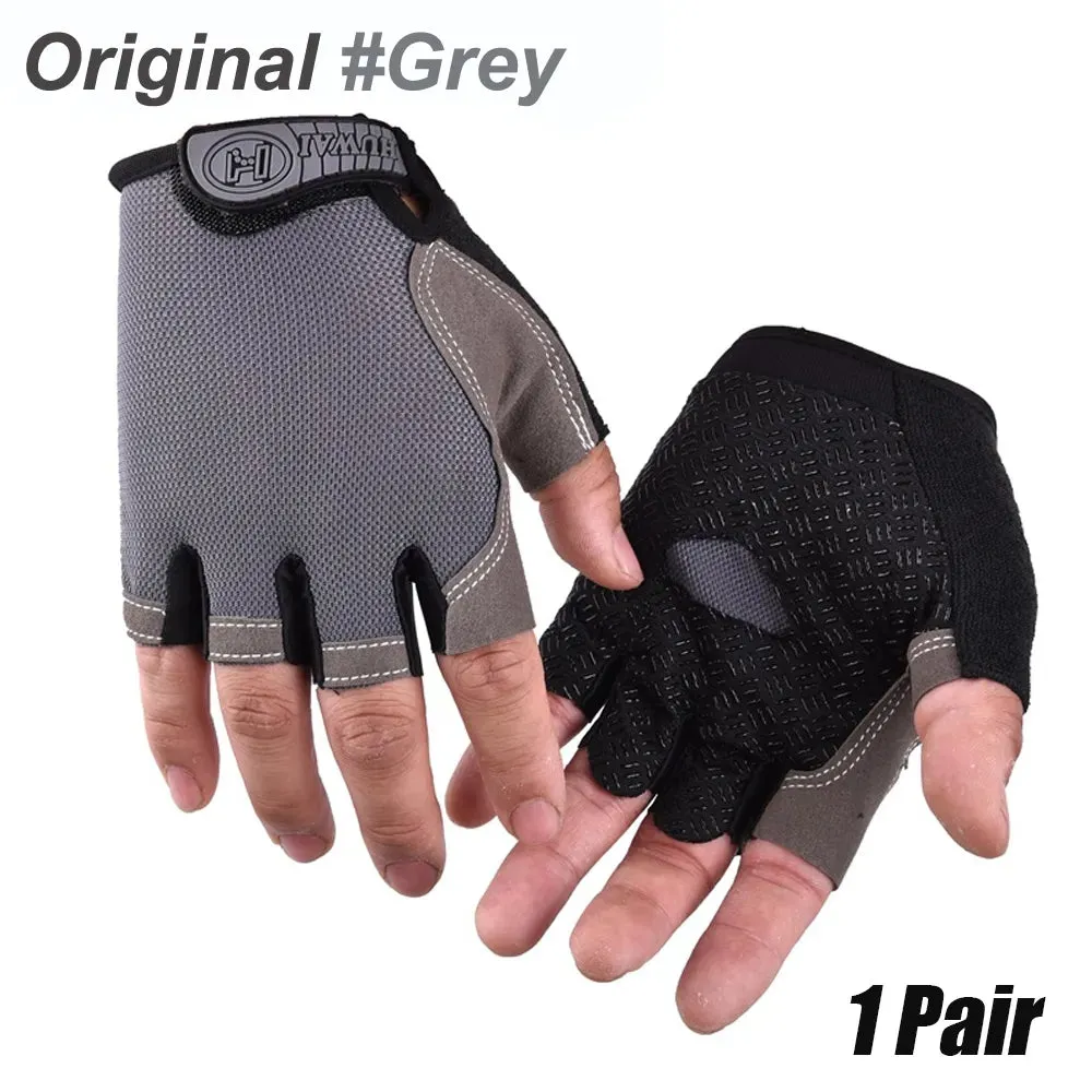 1Pair Cycling Bike Gloves for Men/Women- Half Finger Road Bike MTB Bicycle Gloves-for Workout/Motorcycle/Gym/Training/Outdoor