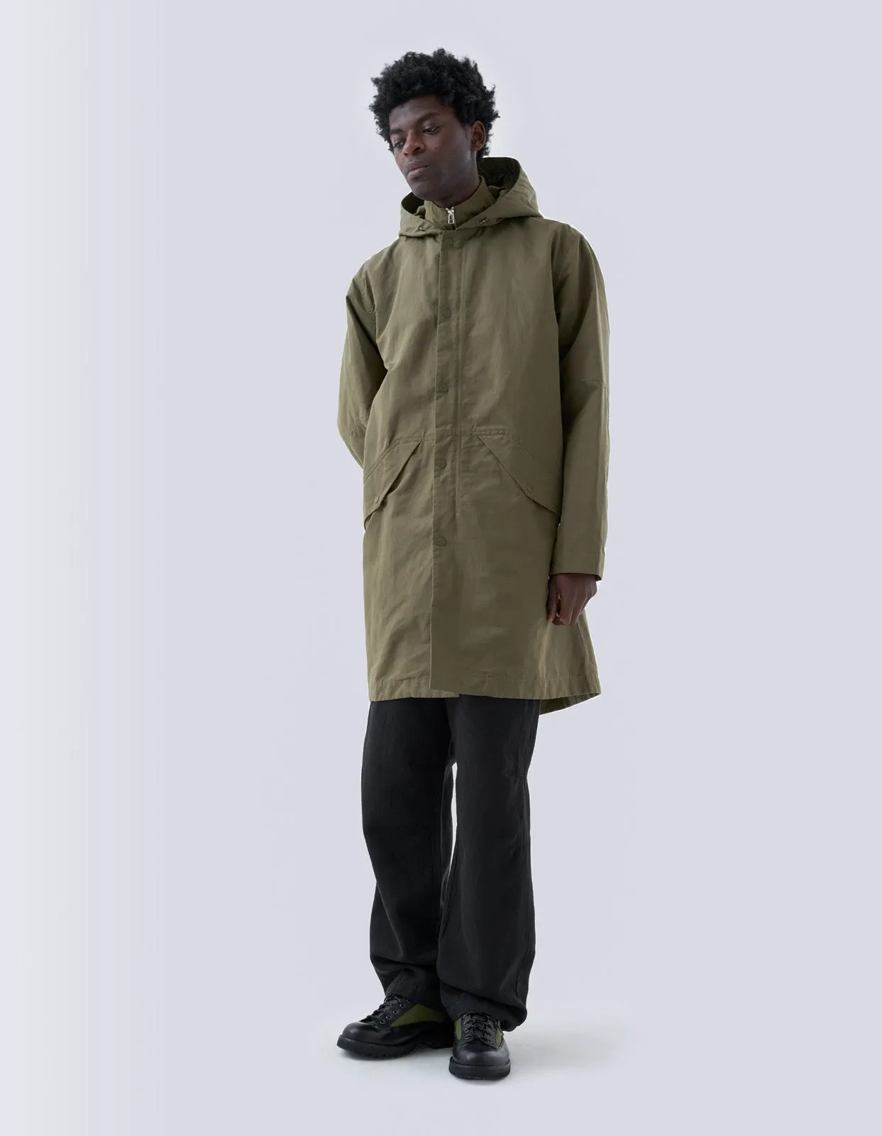 5025 Ventile® Hemp Articulated Parka Olive