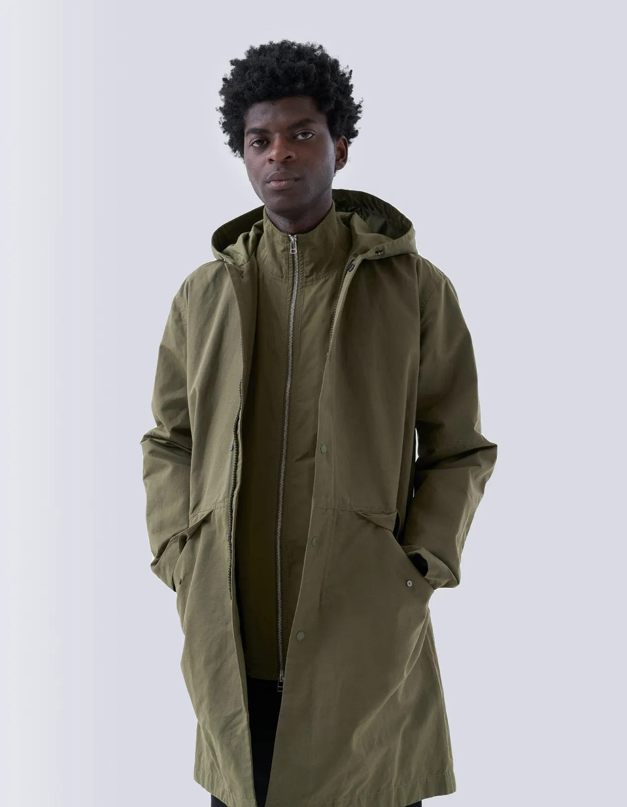 5025 Ventile® Hemp Articulated Parka Olive