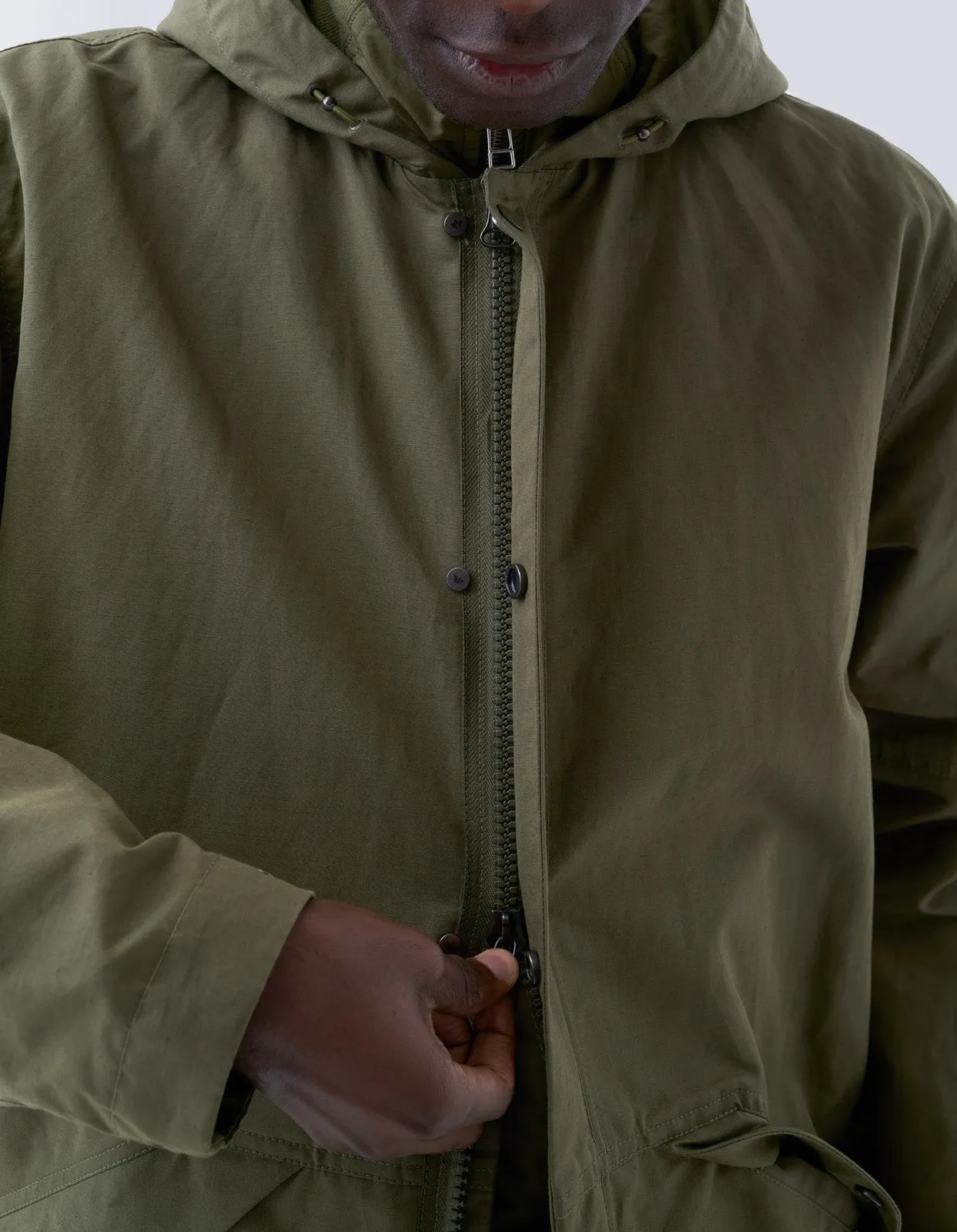 5025 Ventile® Hemp Articulated Parka Olive