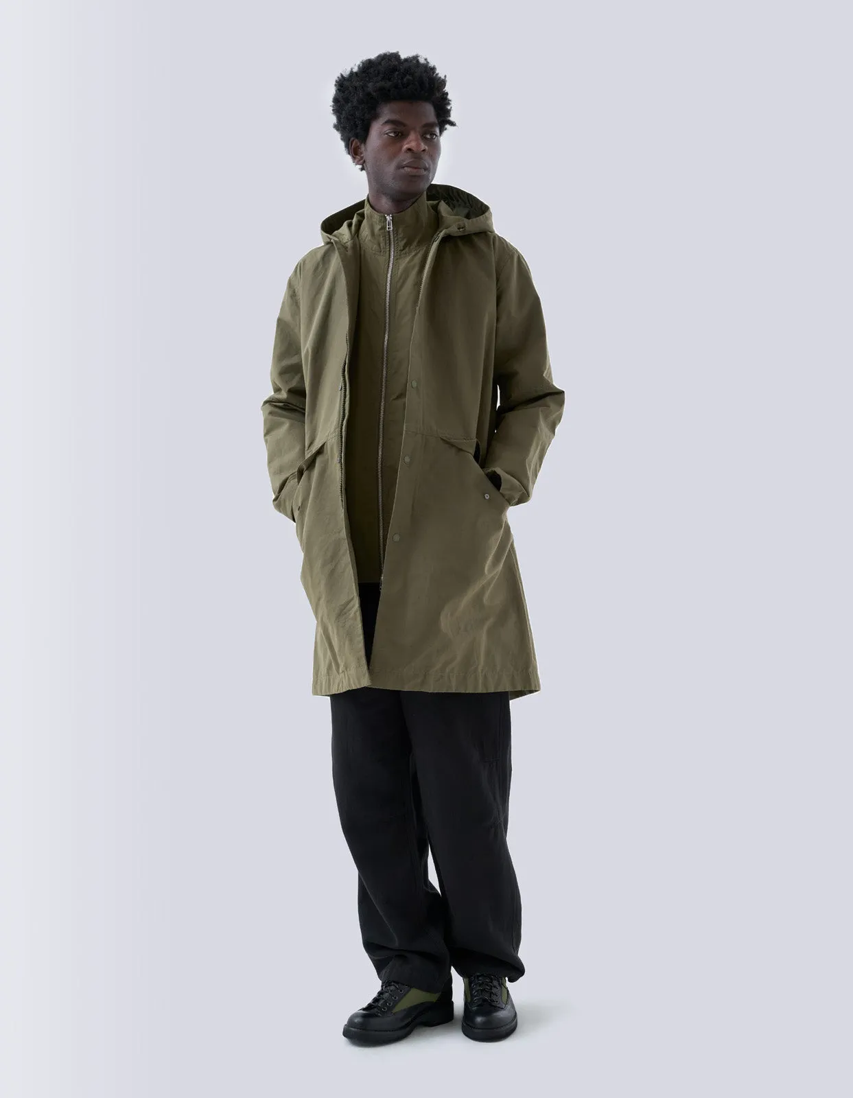 5025 Ventile® Hemp Articulated Parka Olive