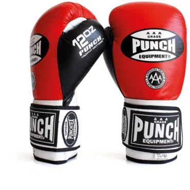 90202     ~ TROPHY GETTER BOXING GLOVES RED/WHITE