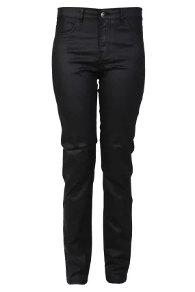 ADORA Black Waxed Skinny Pants