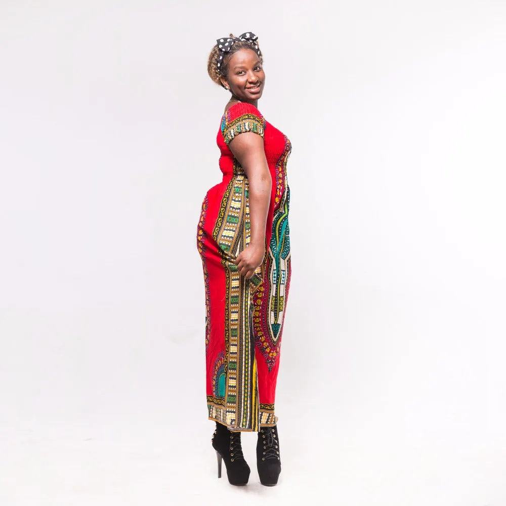 AfroFashion Stunning Elegant African Ladies Long Dress