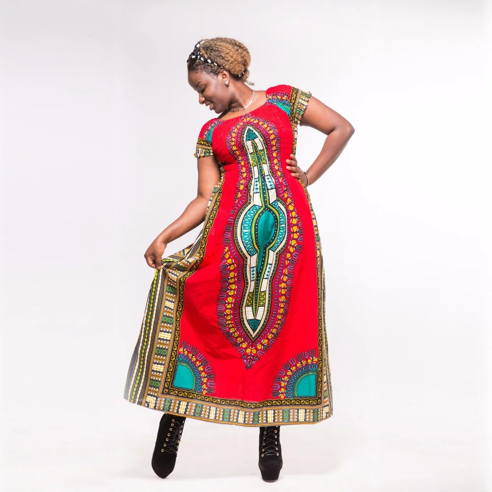 AfroFashion Stunning Elegant African Ladies Long Dress