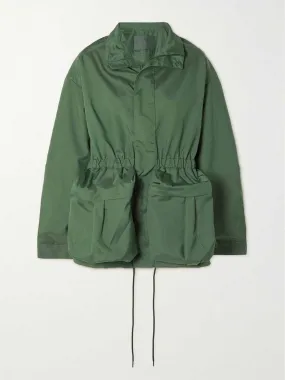 Army green parka