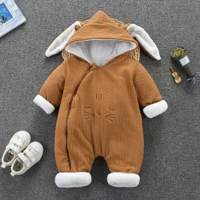 Autumn Winter Coat Jumpsuit Baby Clothing Newborn Snowsuit Boy Warm Romper Down Cotton Jackets Girl Snow clothes Bodysuit