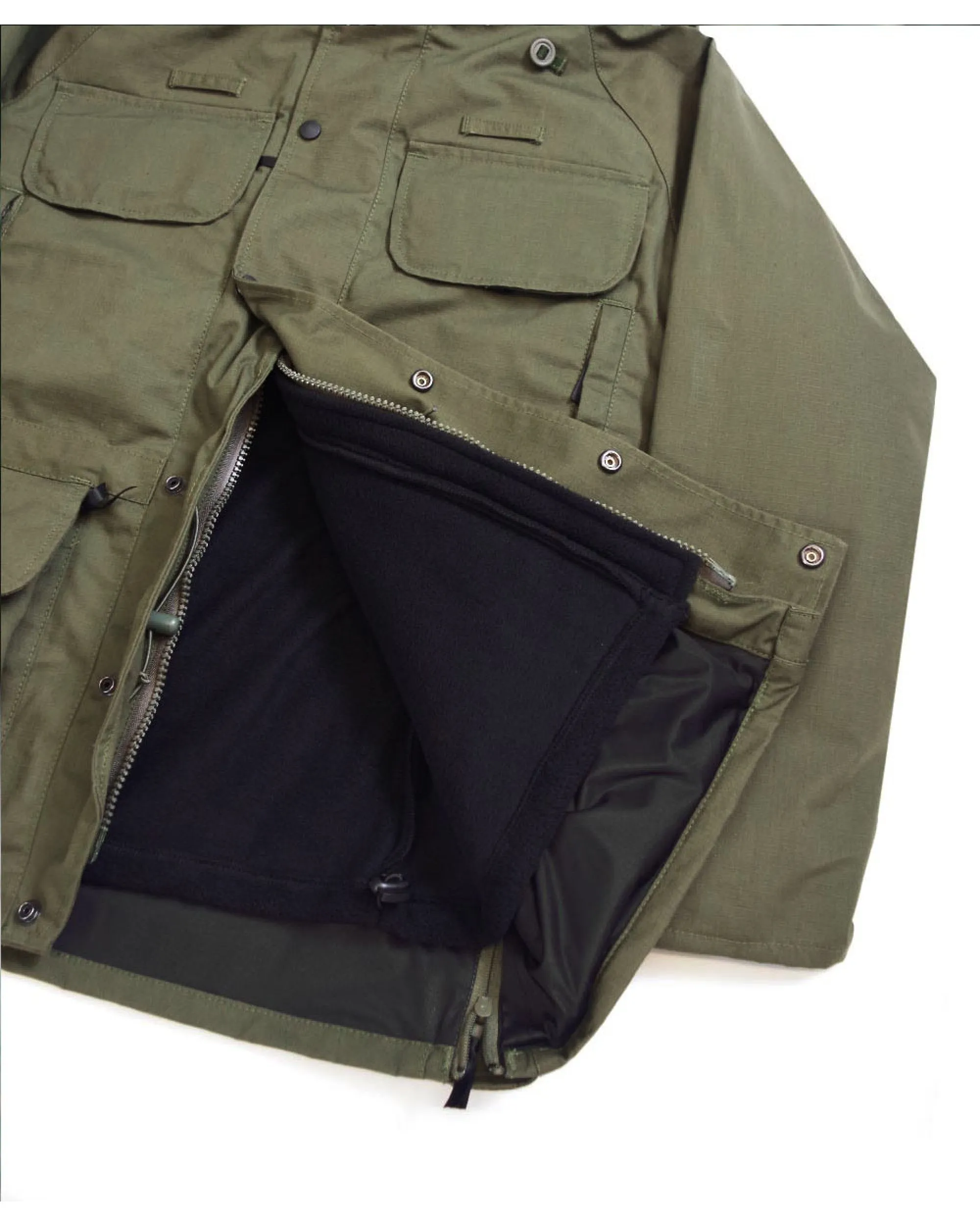 B315 Avenger Coat & Detachable Fleece - Olive Green