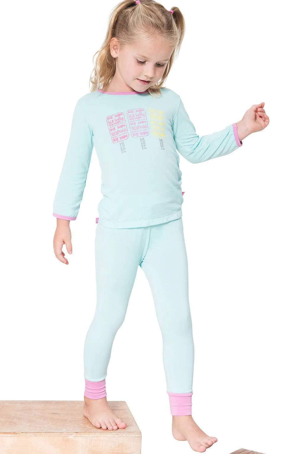 Bamboo long John Pyjamas- Pippa's popcicle