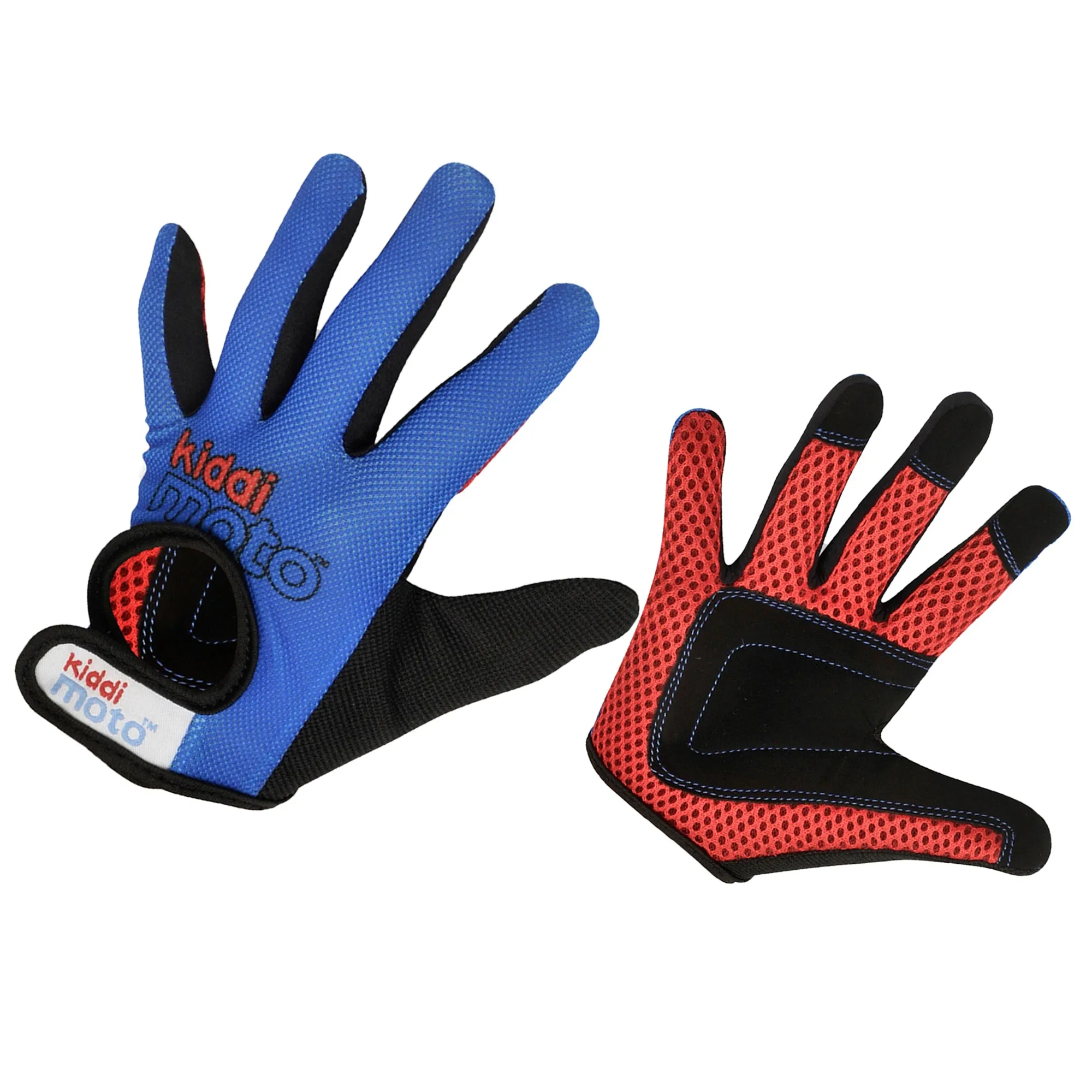 Blue Full Finger Cycling Gloves