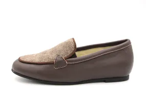 Boutaccelli  Brown Tweed Slip On Theo