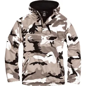 Brandit Men's Windbreaker 3001 Hooded Top Tactical Army Military Combat Fishing