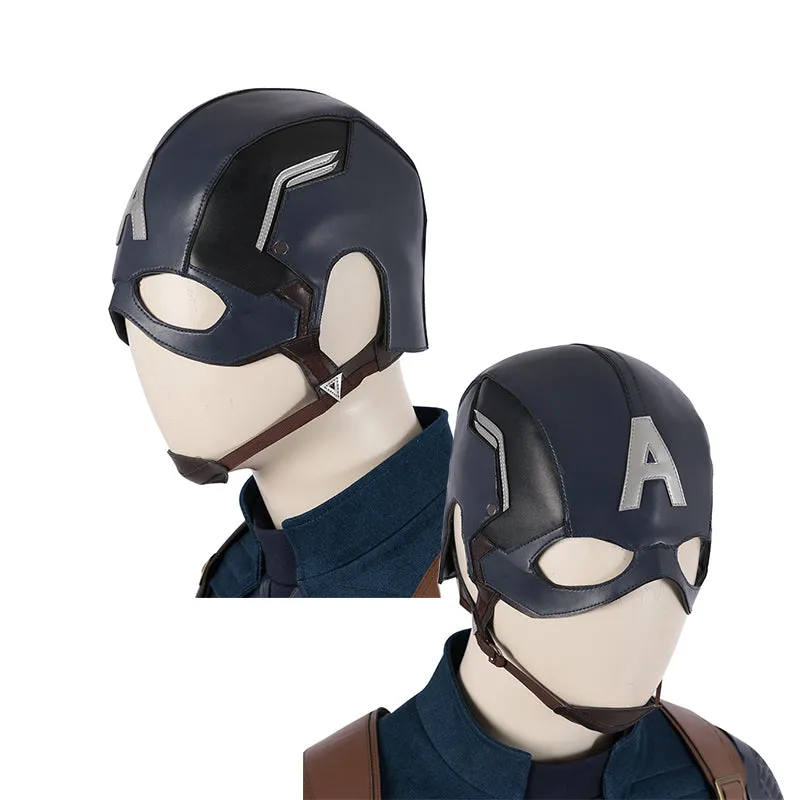 Captain America Costume Civil War Cosplay Superhero Jumpsuit Steven Rogers Battle Suit