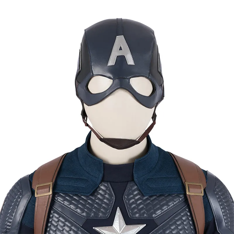 Captain America Costume Civil War Cosplay Superhero Jumpsuit Steven Rogers Battle Suit