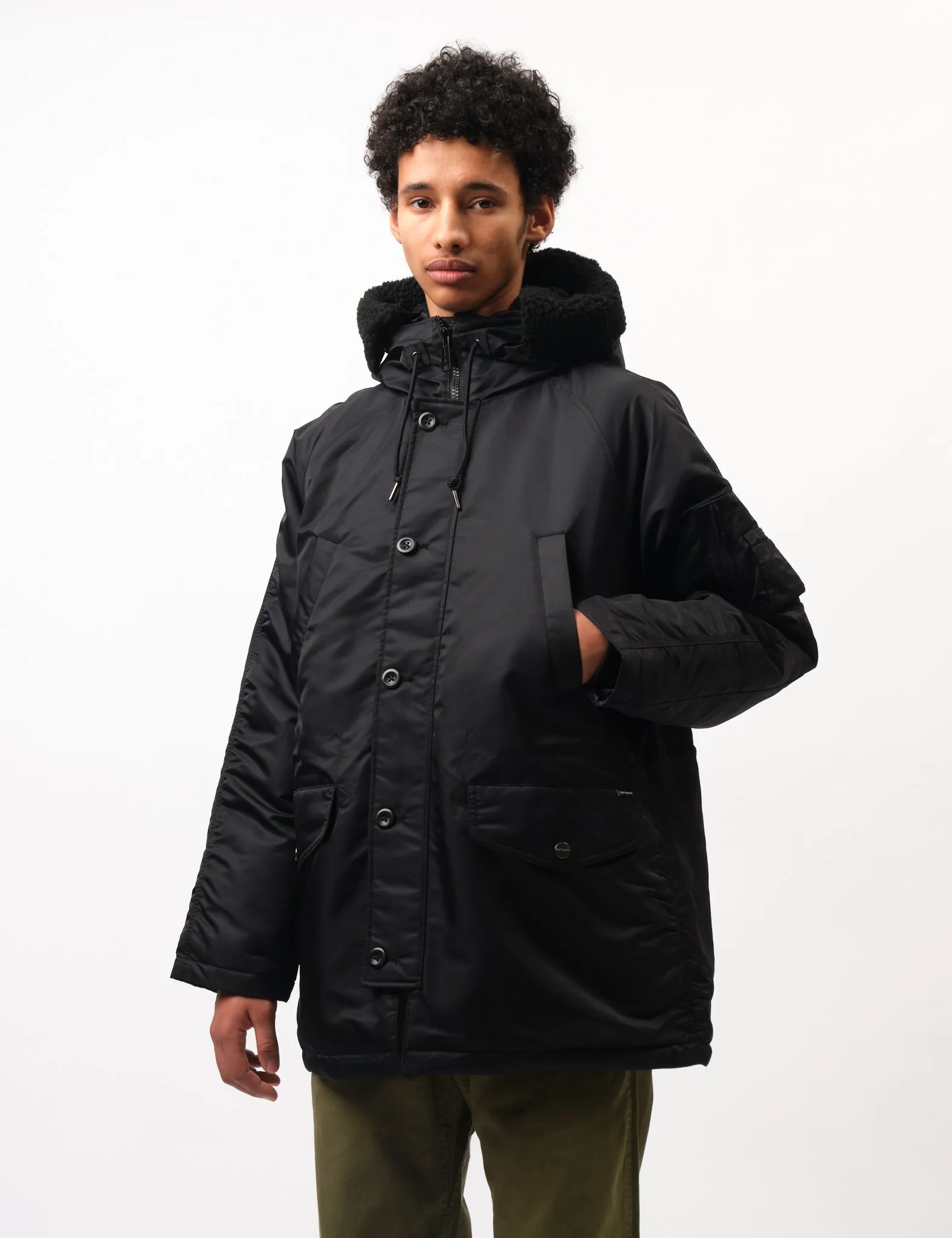 Carhartt WIP HD Olten Parka - Black