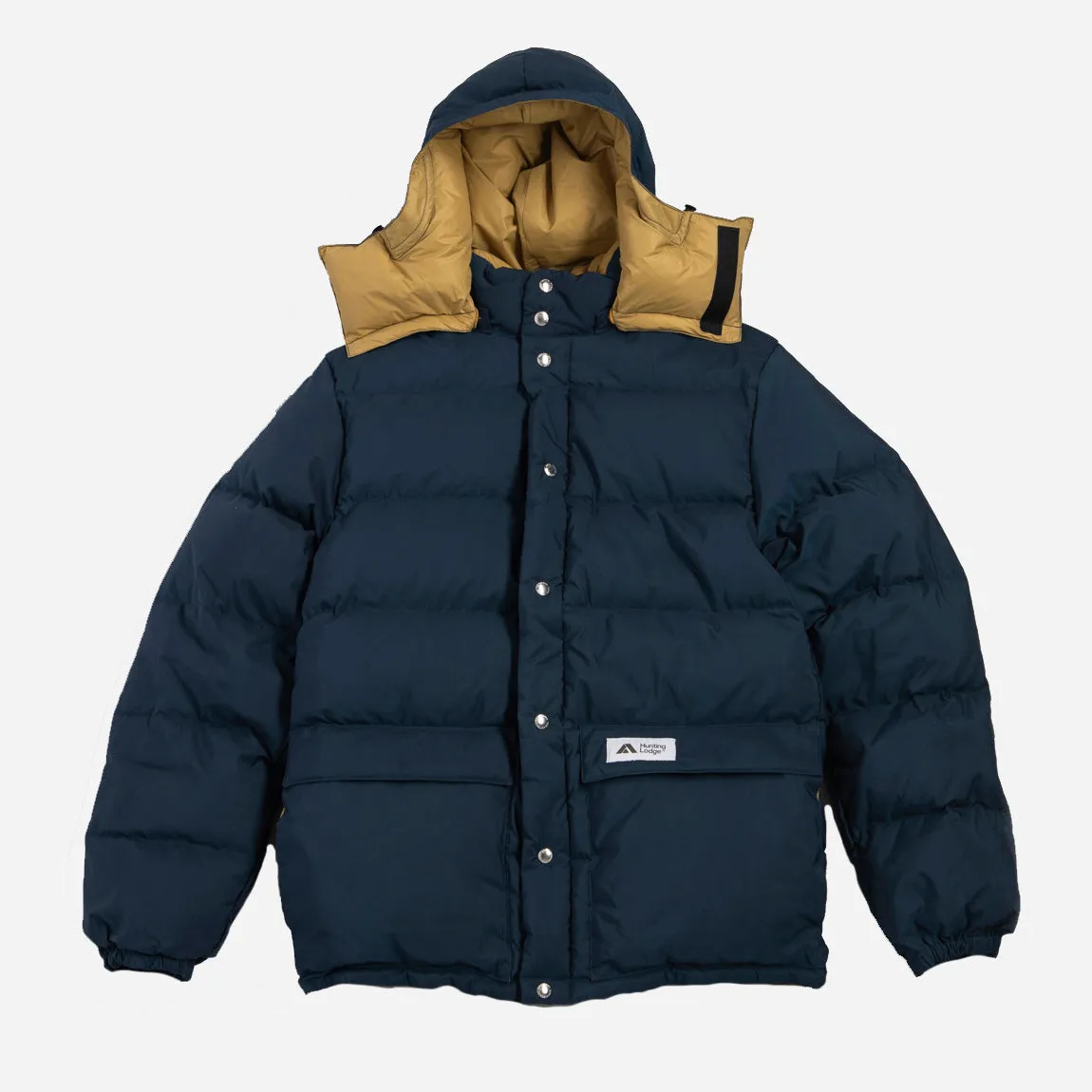 Classico Down Parka - Navy/Khaki