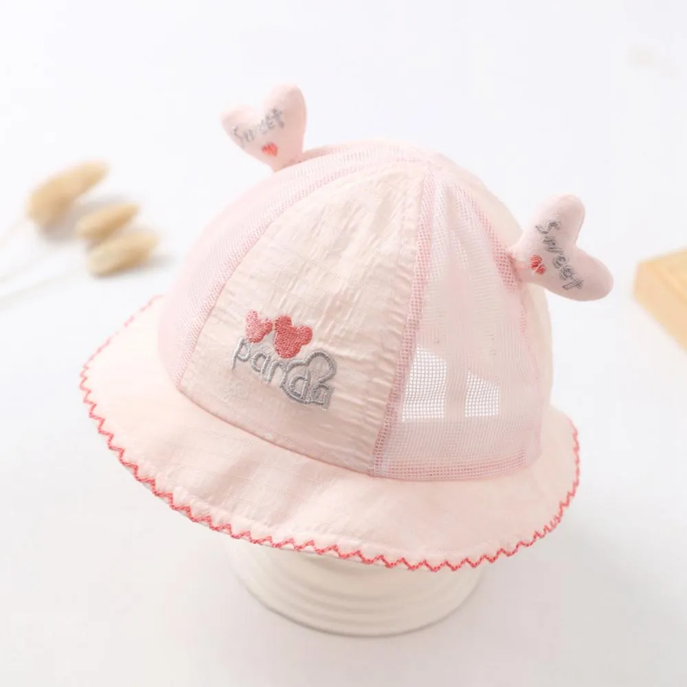 Cute Thin Baby Girl Sunshade Fisherman Hat Kids Accessories Wholesale