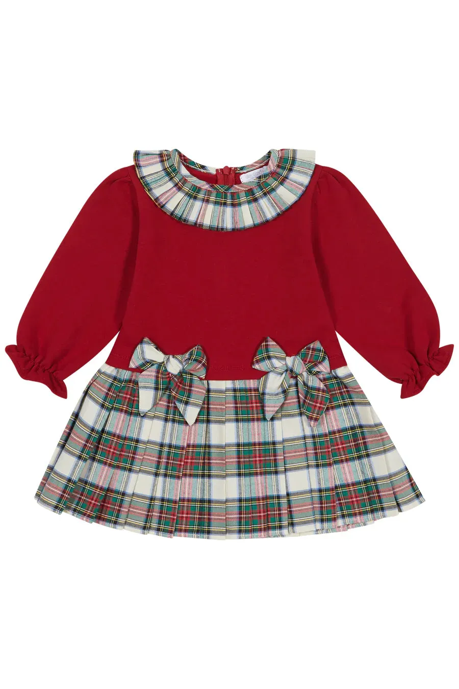 Deolinda - dress, red tartan