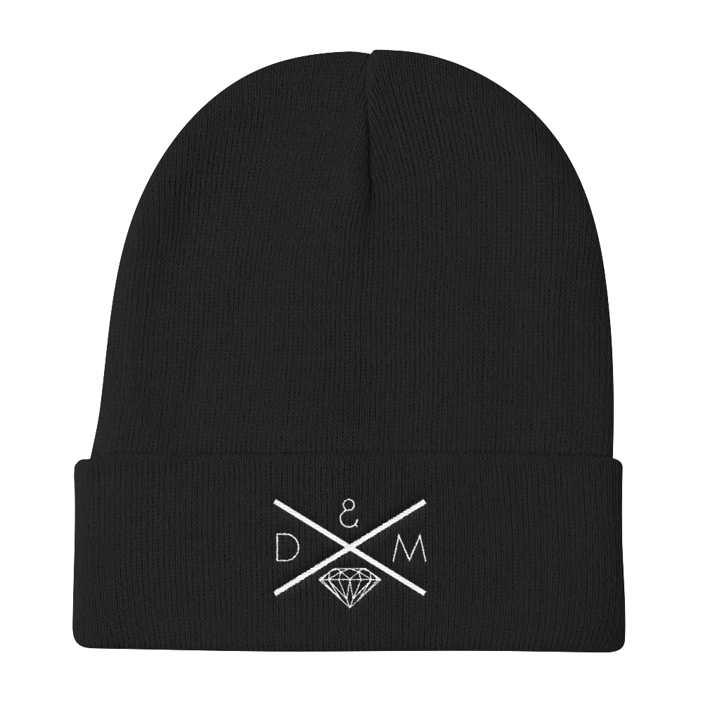 DIAMONDS & MILLIONAIRES CROSS BEANIE