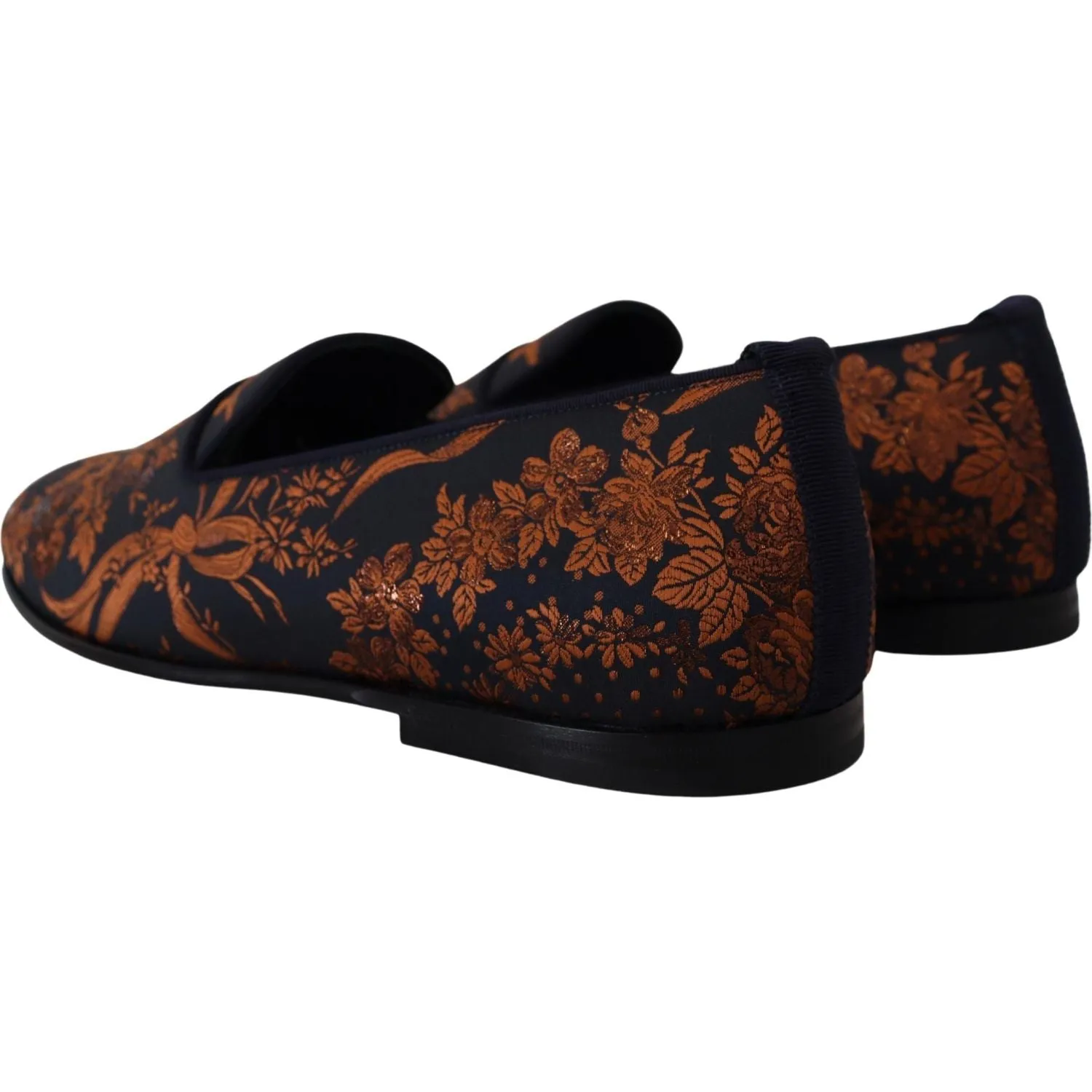 Dolce & Gabbana Elegant Floral Slip-On Loafers