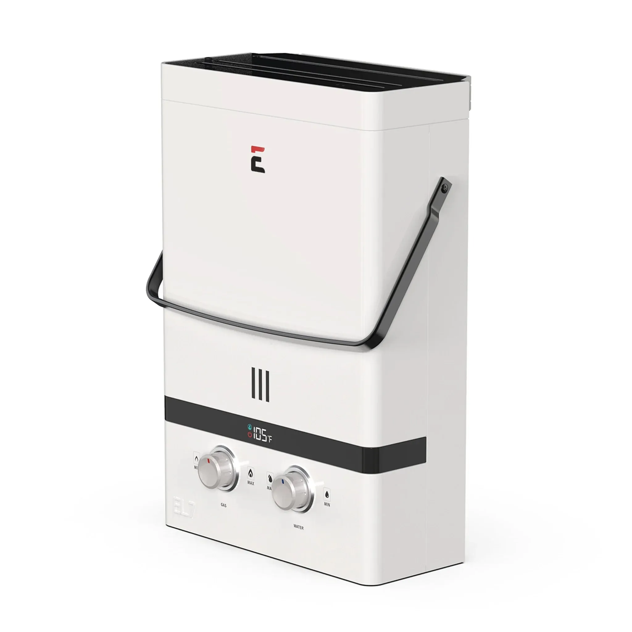 Eccotemp Luxe Outdoor Portable Tankless Water Heater with LED Display EL7