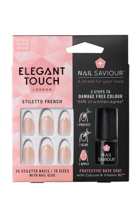 Elegant Touch - Nail Saviour  - Stiletto French