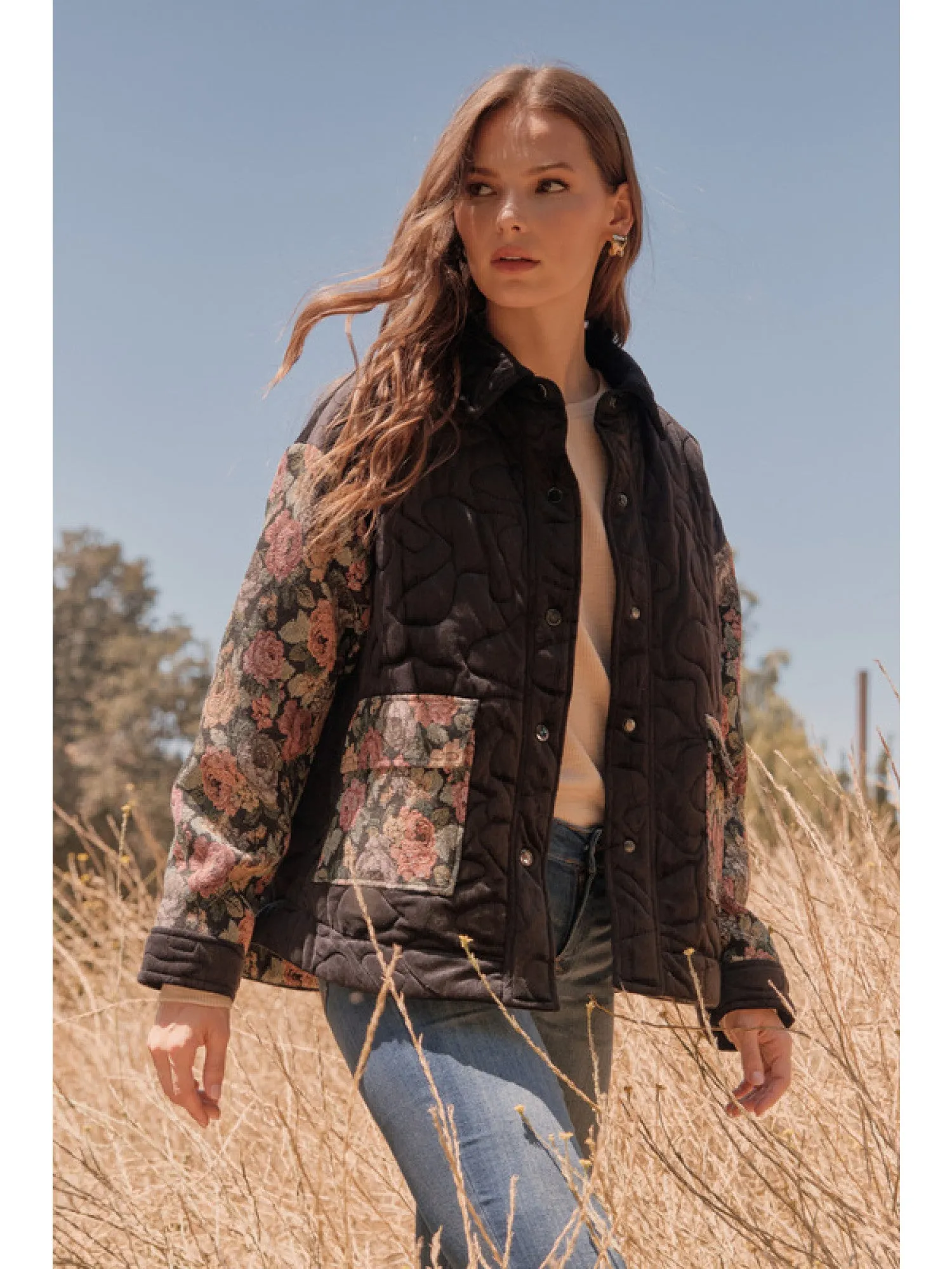 Floral Barn Jacket