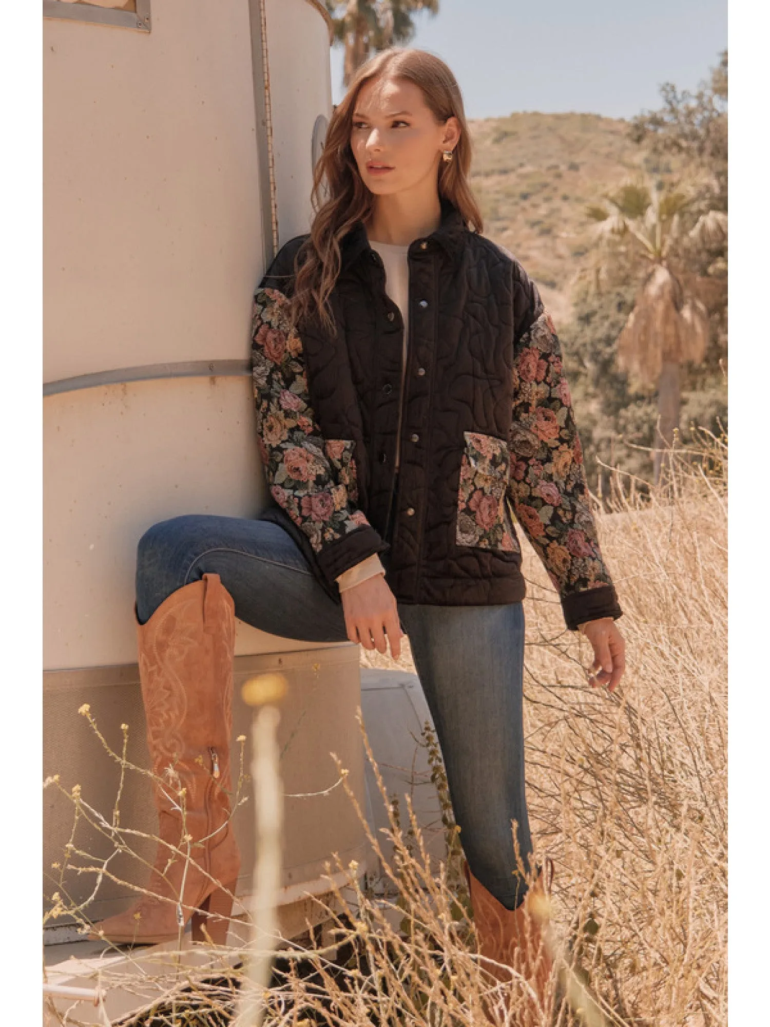 Floral Barn Jacket