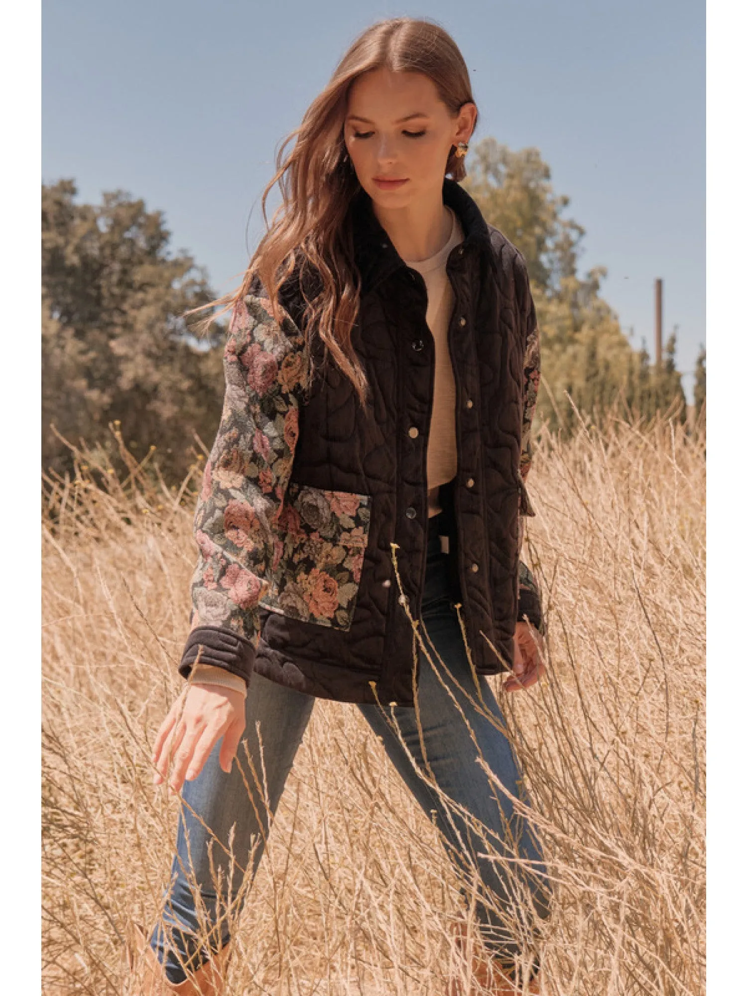 Floral Barn Jacket