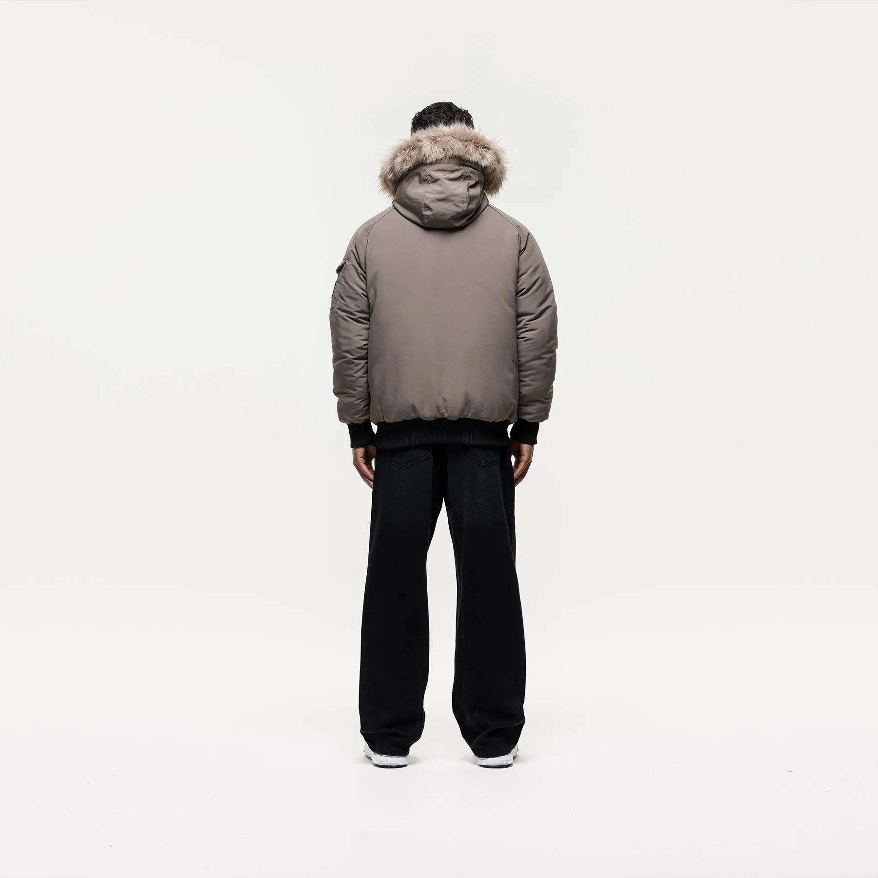 Fortitude Taupe Parka Bomber