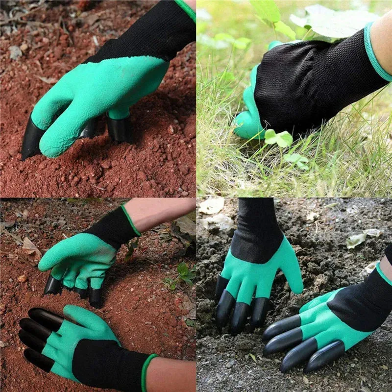 Garden Gloves with Claws - Garden Claws for Digging, Planting, Raking