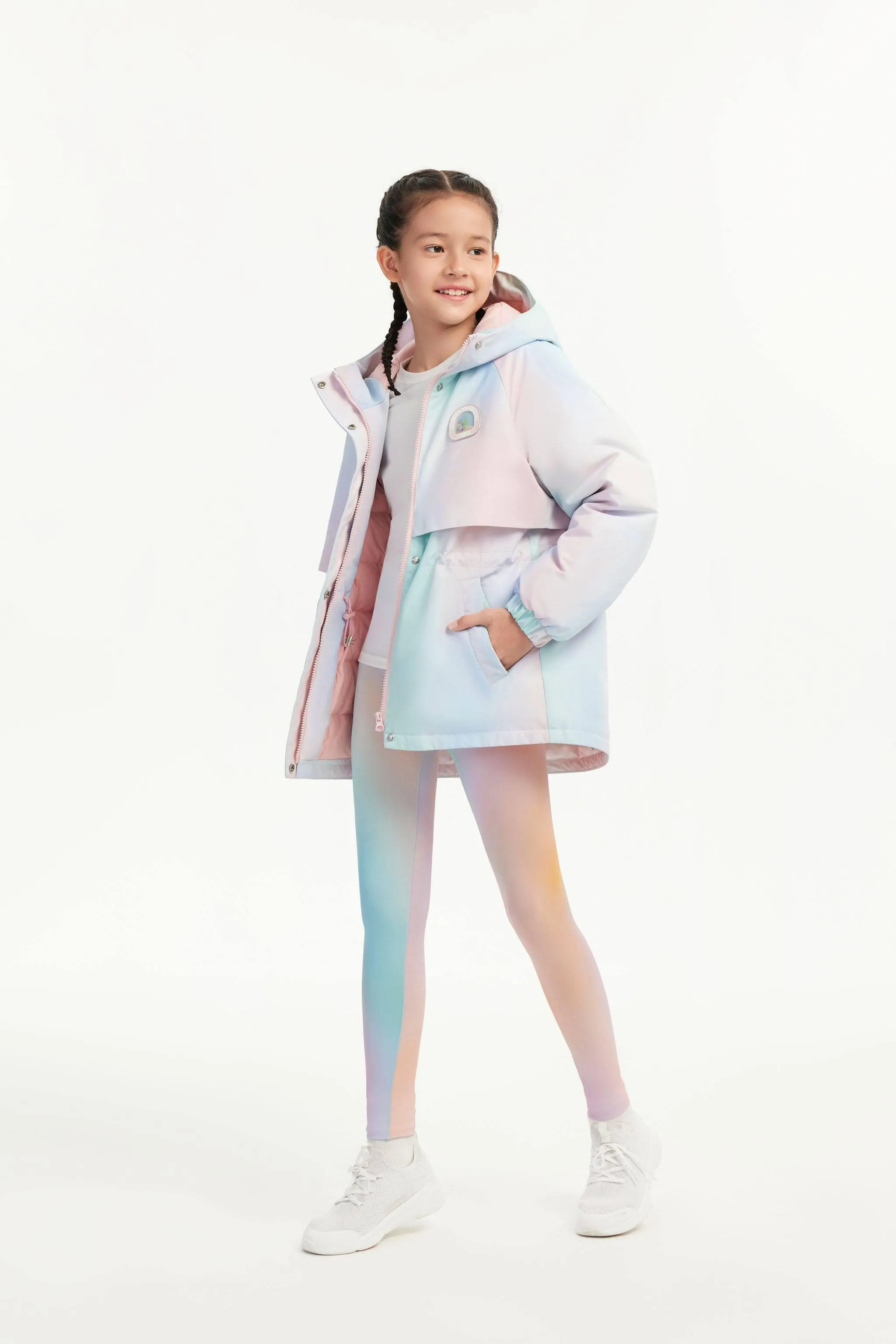 Girls Waterproof Transitional Parka