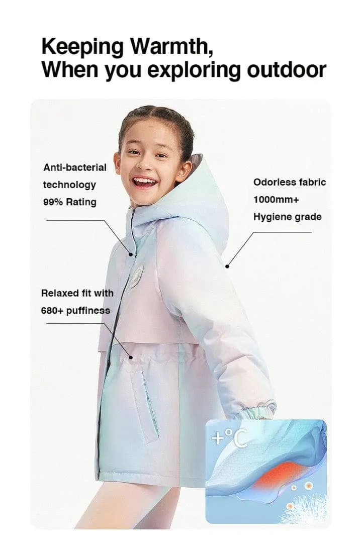 Girls Waterproof Transitional Parka