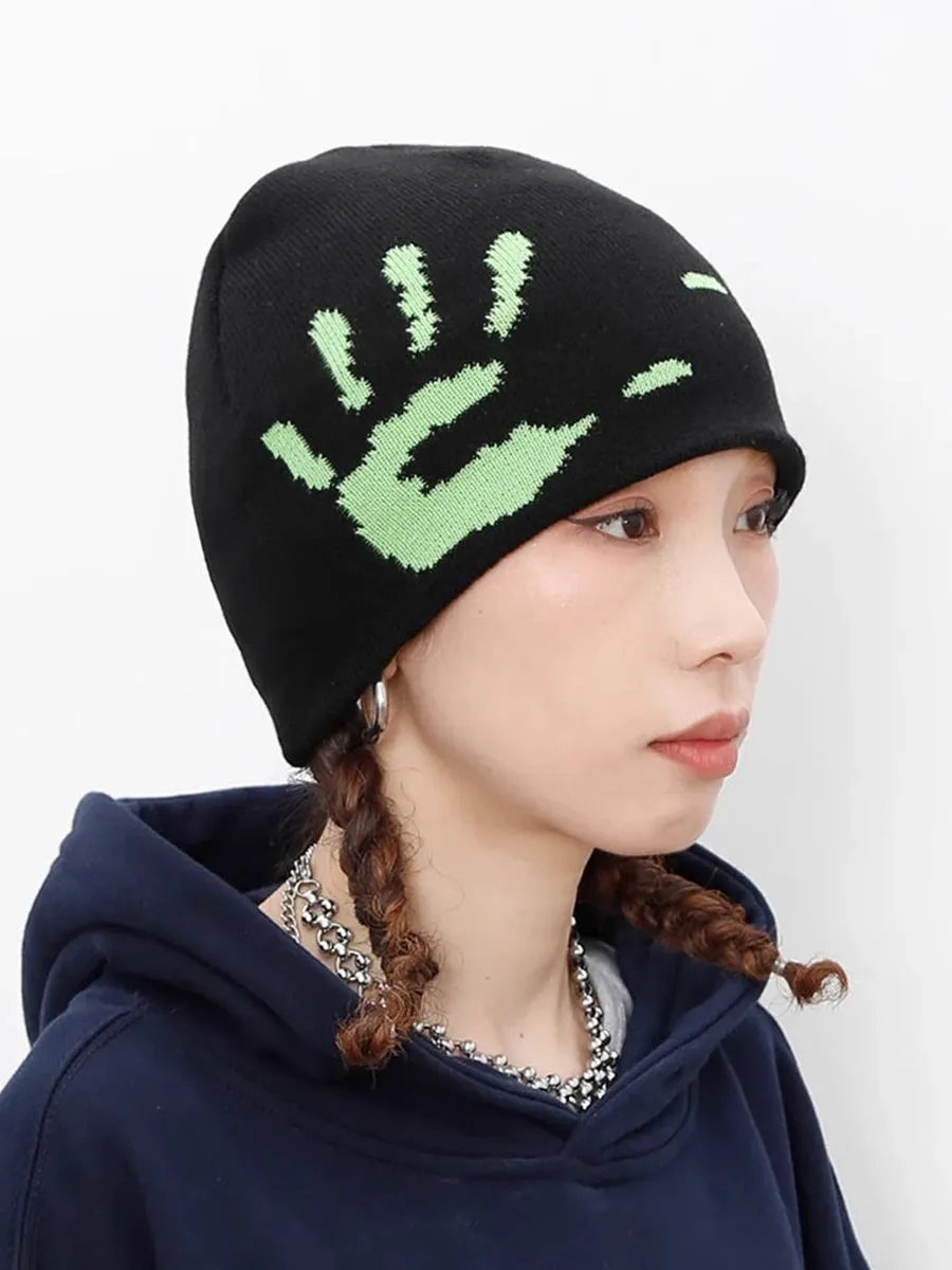 Graphic Beanie Y2K