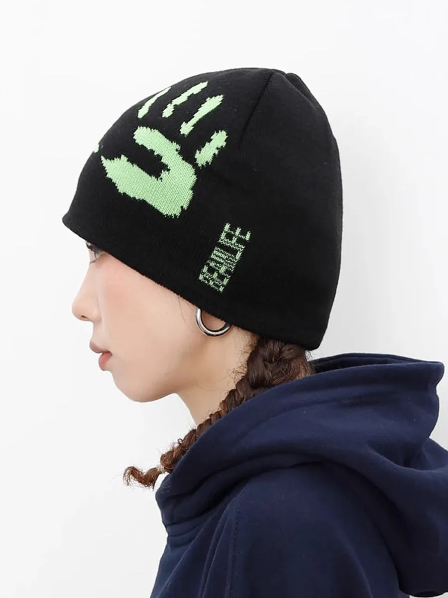 Graphic Beanie Y2K