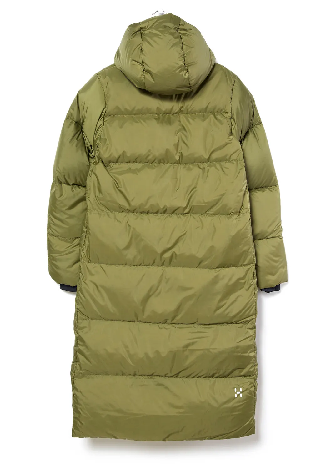 Haglöfs Women's Long Down Parka Jacket - Olive Green