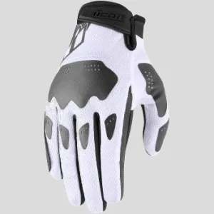 Icon Hooligan Gloves - White