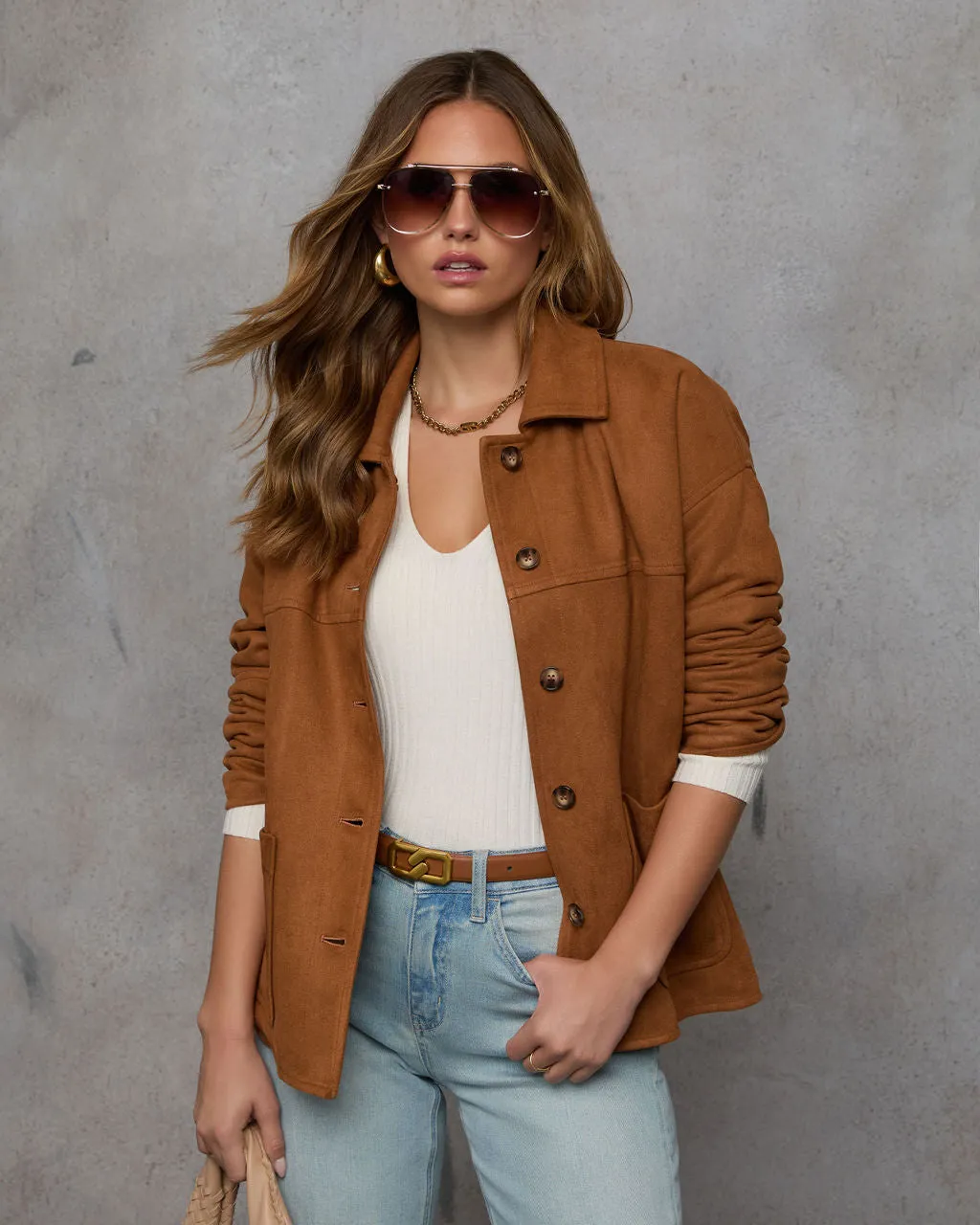 Inviting Feels Suede Shacket