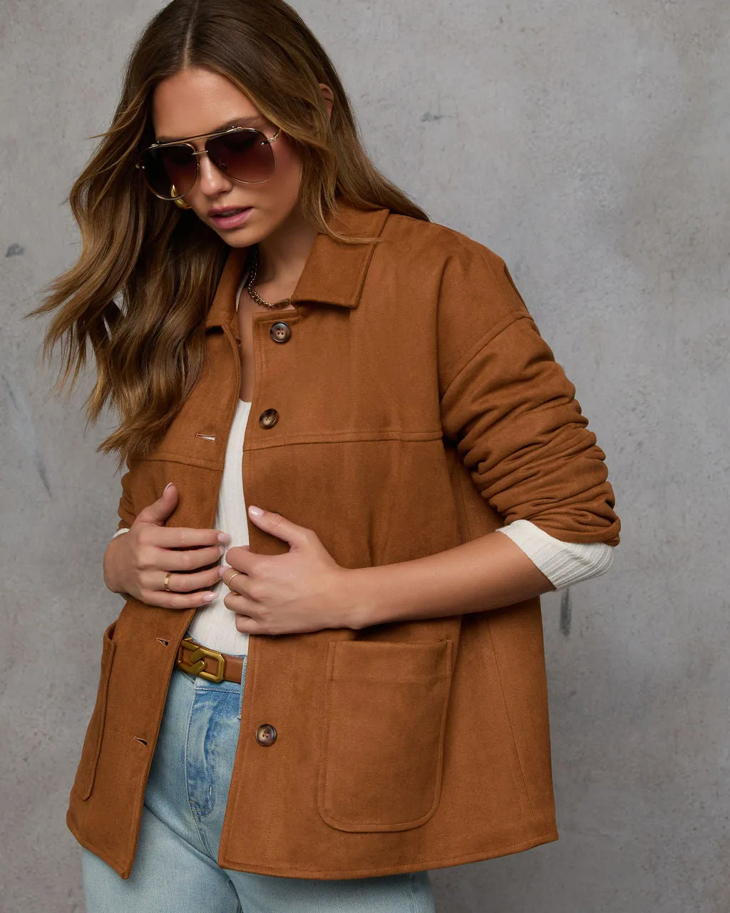 Inviting Feels Suede Shacket