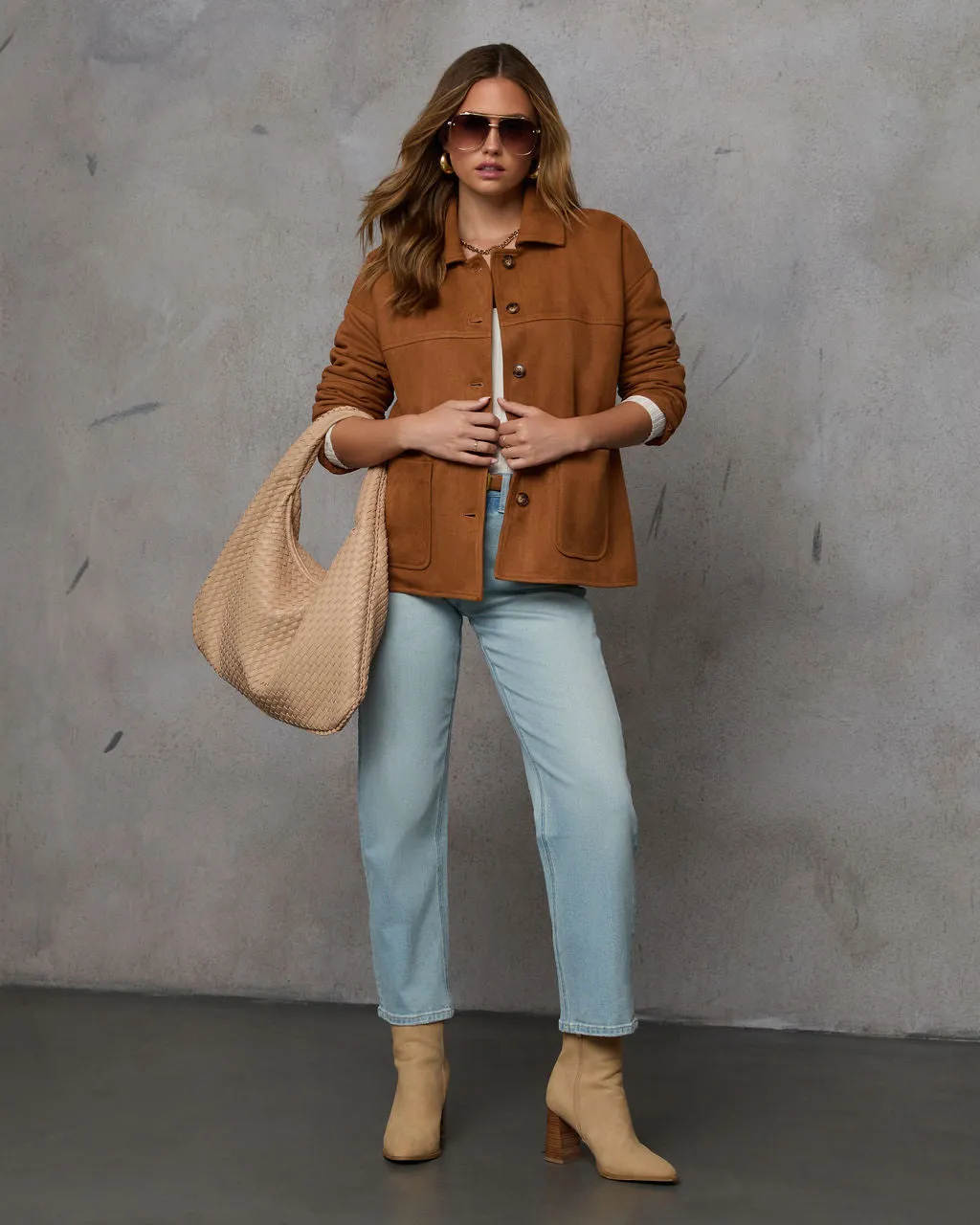 Inviting Feels Suede Shacket