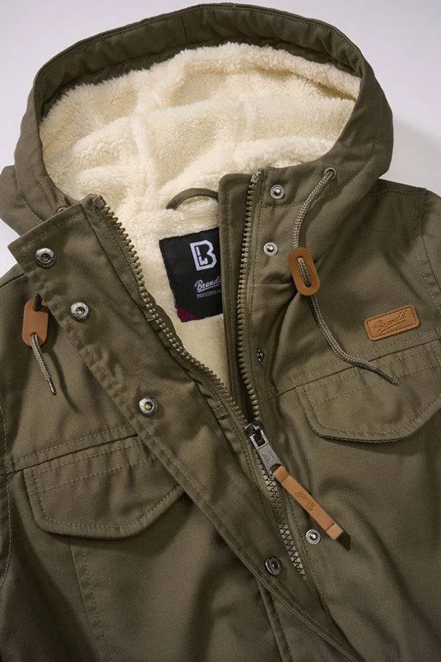 Jacheta Dama Marsh Lake Parka Oliv