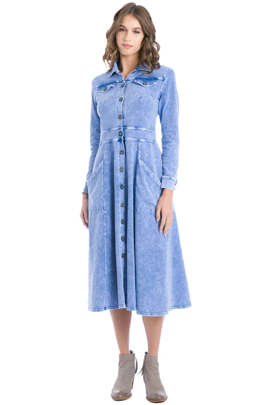 Jean Coat Dress