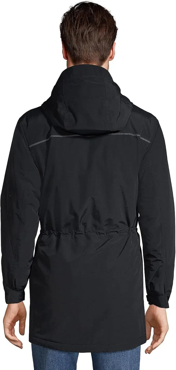 Lands' End Men's Squall Parka Black