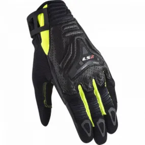 Ls2 All Terrain Man Gloves Black H-V Yellow