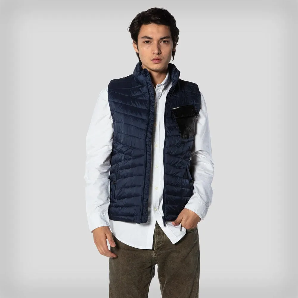 Members Only Men's Puffer Vest Jacket