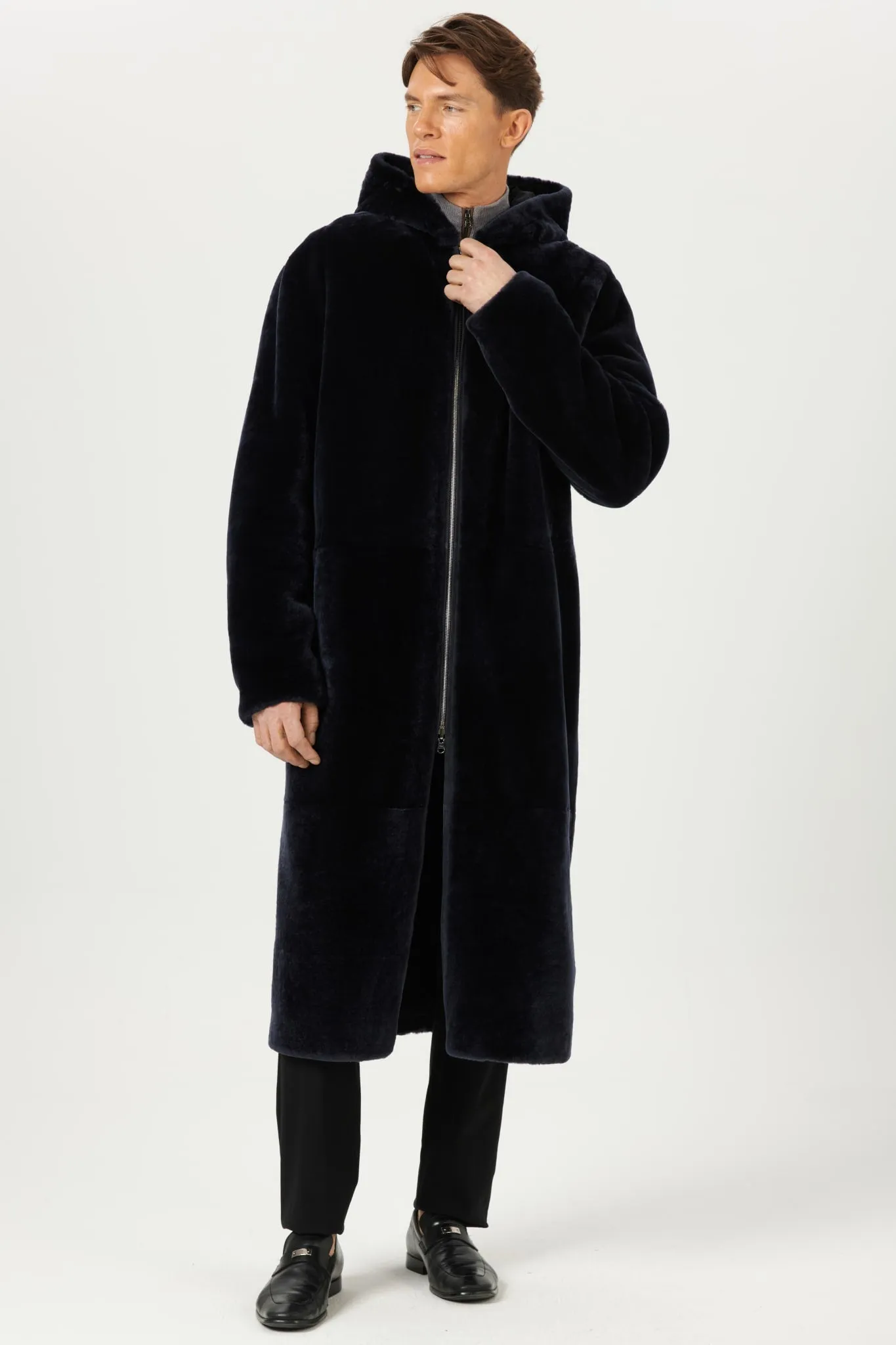 Men's Select Shearling Lamb Reversible Parka