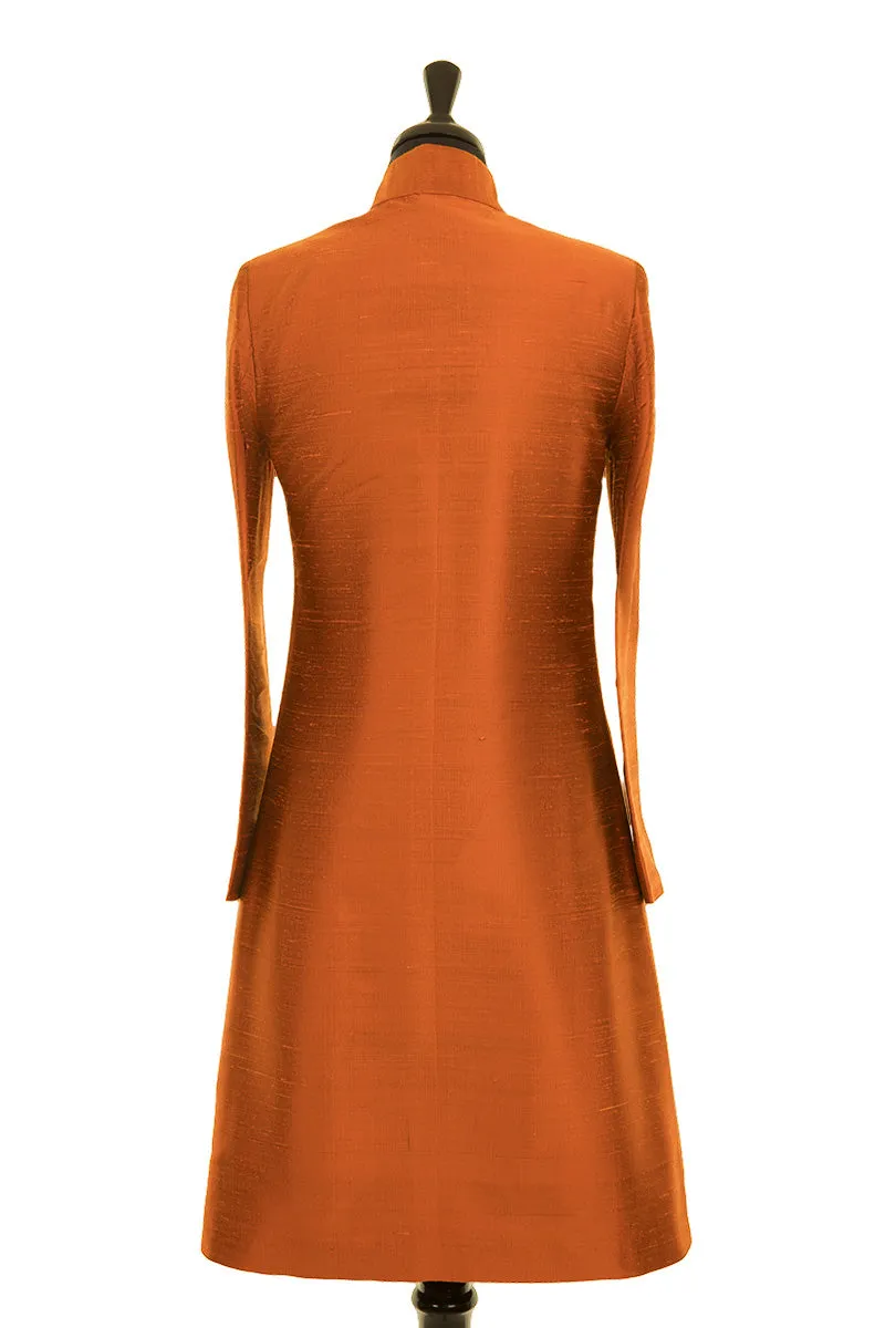 Nehru Coat in Burnt Orange Sale