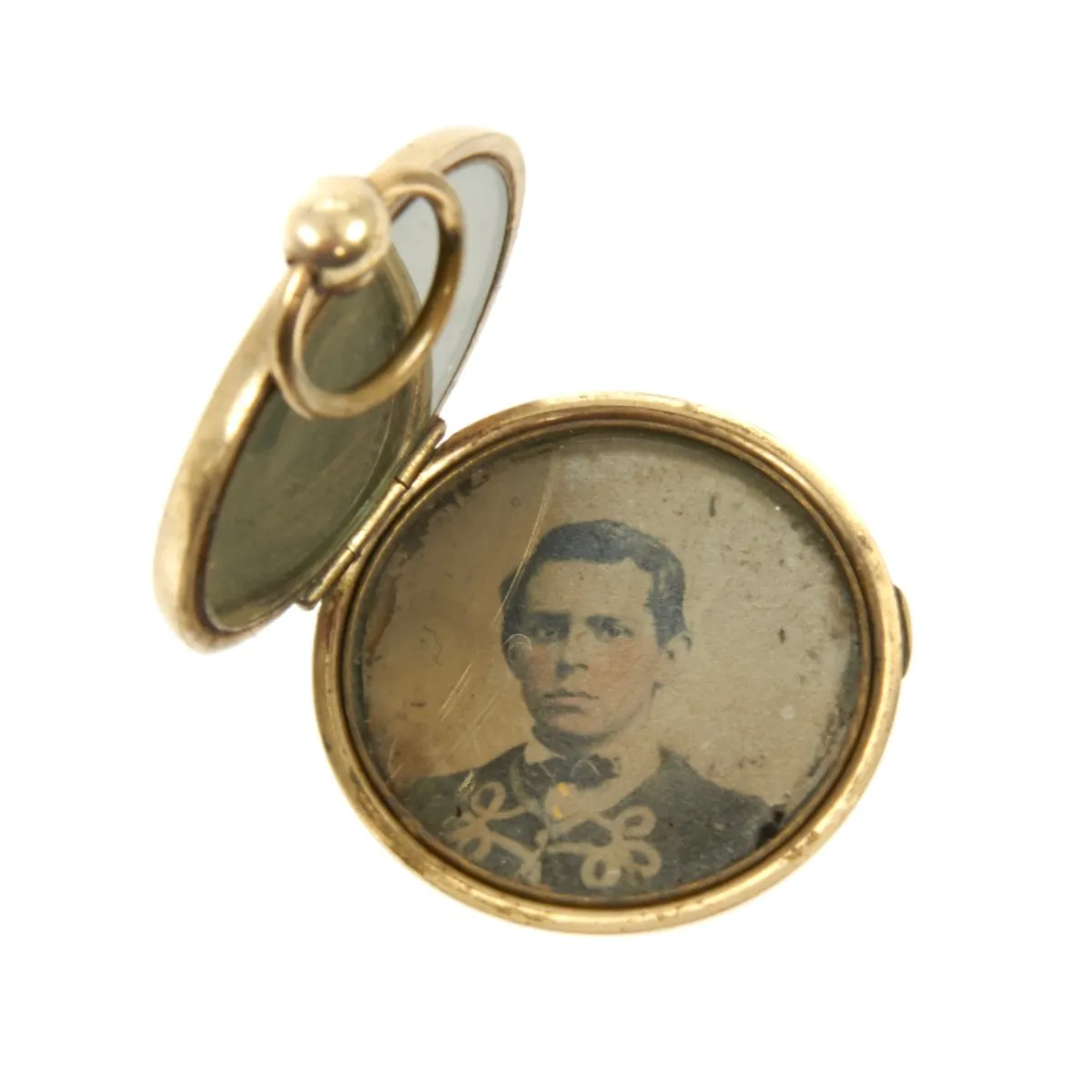 Original U.S. Civil War Zouave 76th Ohio Infantry Mourning Death Locket